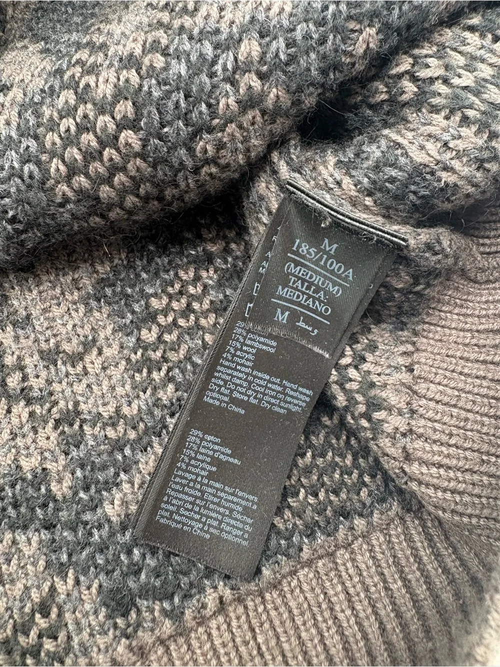 Men’s All Saints Leopard Sweater